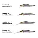 Megabass Vision ONETEN R+3 M STARDUST SHAD II - 8