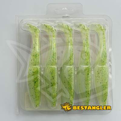 Sawamura One Up Shad 5" #071 Yellow Chart