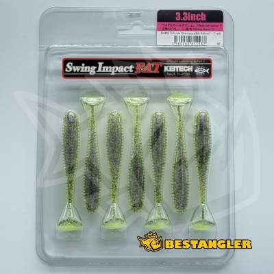 Keitech FAT Swing Impact 3.3" Purple Chartreuse - BA#03