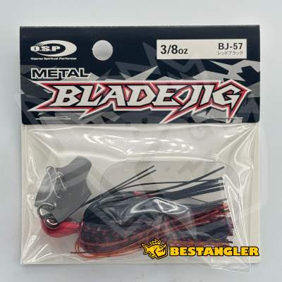 O.S.P Metal Blade Jig 3/8 oz 10 g Red Black BJ57