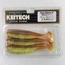 Keitech Easy Shiner 4" Motoroil / Chartreuse - CT#14