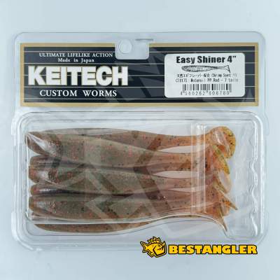 Keitech Easy Shiner 4" Motoroil PP. Red - CT#17