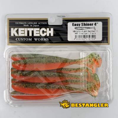 Keitech Easy Shiner 4" Fire Tiger - #449