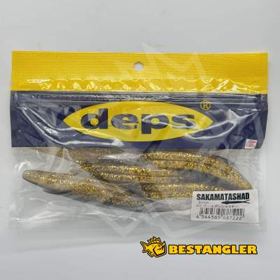 Deps Sakamata Shad 6" #22 Golden Shiner