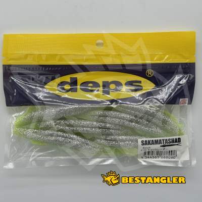 Deps Sakamata Shad 6" #109 Chart Laser