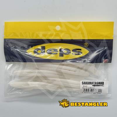 Deps Sakamata Shad 6" #39 Pearl White