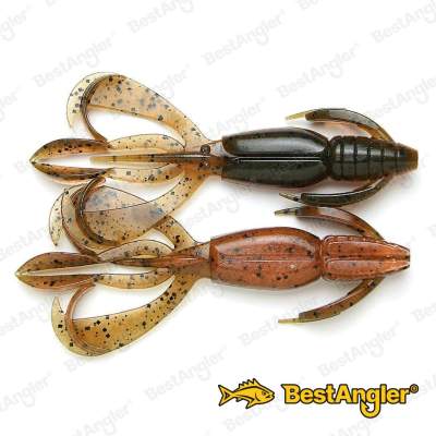 Keitech Crazy Flapper 2.8" Green Pumpkin Fire