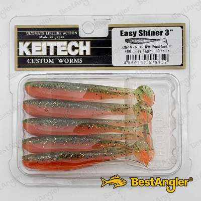 Keitech Easy Shiner 3" Fire Tiger - #449