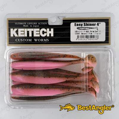 Keitech Easy Shiner 4" Motoroil / Pink - CT#16