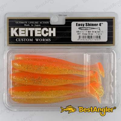 Keitech Easy Shiner 4" Orange Shiner - #441