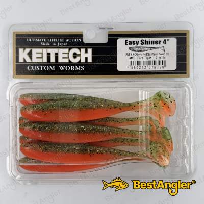 Keitech Easy Shiner 4" Fire Tiger - #449