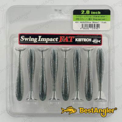 Keitech FAT Swing Impact 2.8" Hasu (Silver Shiner) - #431
