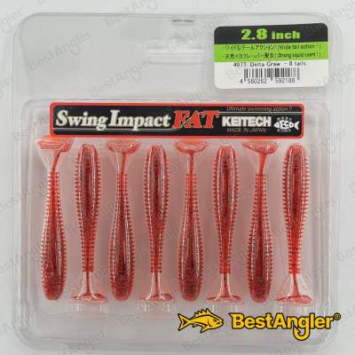 Keitech FAT Swing Impact 2.8" Delta Craw - #407