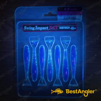 Keitech FAT Swing Impact 3.3" Sexy Hering - BA#04 - UV