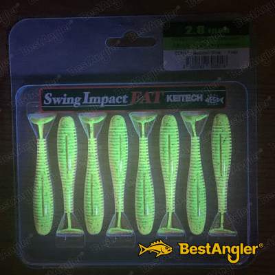 Keitech FAT Swing Impact 2.8" Motoroil / Pink - CT#16 - UV
