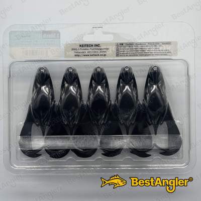 Keitech Noisy Flapper 3.5" Black - #001