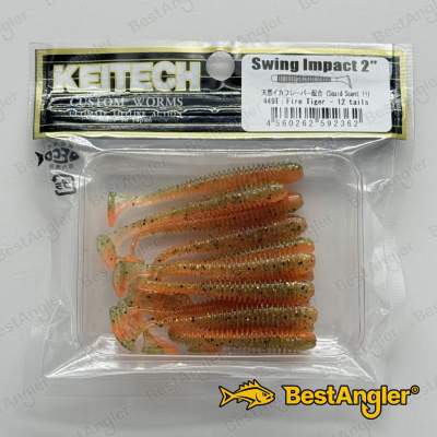 Keitech Swing Impact 2" Fire Tiger - #449
