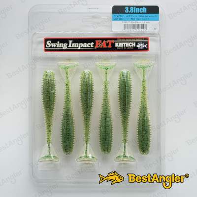 Keitech FAT Swing Impact 3.8" Fire Perch - CT#23