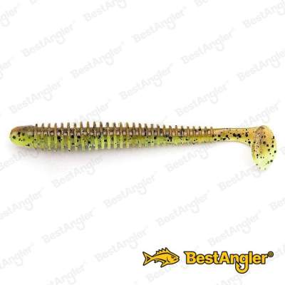 Keitech Swing Impact 4" Green Pumpkin Chartreuse