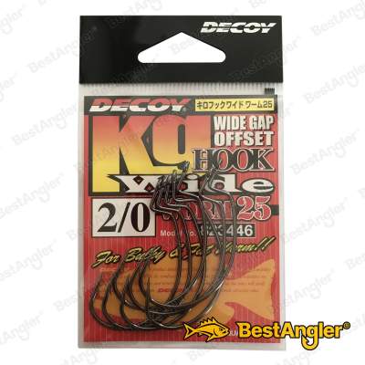 DECOY Worm 25 Kg Hook Wide #2/0