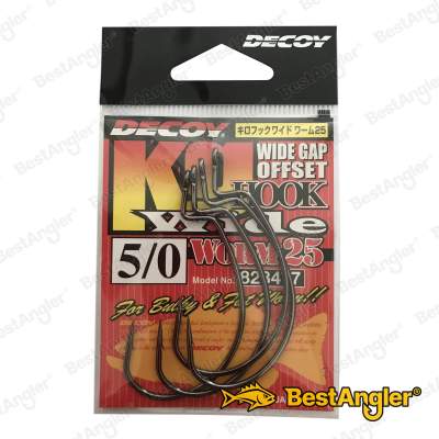 DECOY Worm 25 Kg Hook Wide #5/0 - 823477