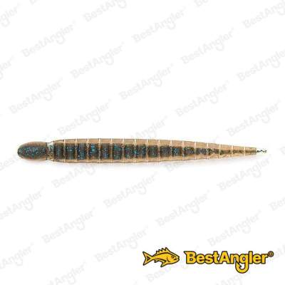 Keitech Custom Leech 3" Blue Flash Cinnamon