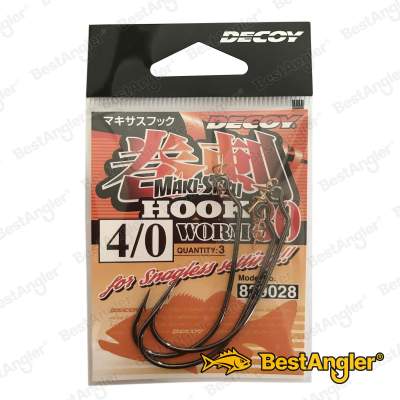 DECOY Worm 30 Makisasu Hook #4/0