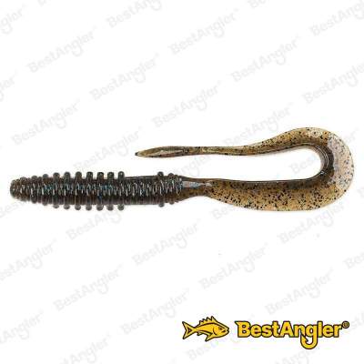Keitech Mad Wag 4.5" Green Pumpkin PP. Blue