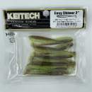 Keitech Easy Shiner 2" Green Pumpkin Chartreuse - #401