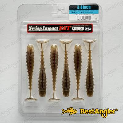 Keitech FAT Swing Impact 3.8" Arkansas Shiner - CT#02