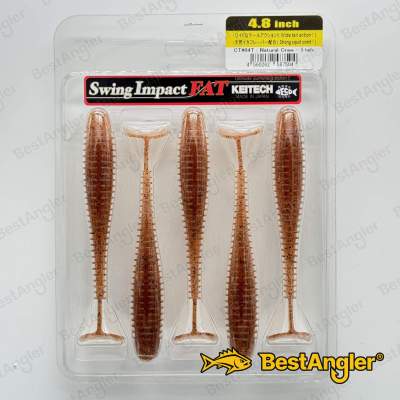 Keitech FAT Swing Impact 4.8" Natural Craw - CT#04