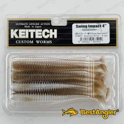 Keitech Swing Impact 4" Arkansas Shiner - CT#02