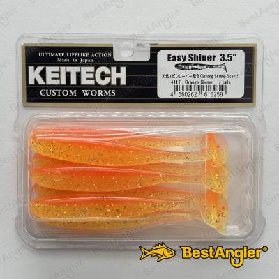 Keitech Easy Shiner 3.5" Orange Shiner - #441