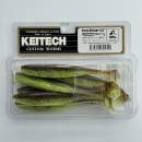 Keitech Easy Shiner 4.5" Green Pumpkin Chartreuse - #401
