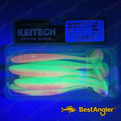Keitech Easy Shiner 4.5" Electric Chicken - BA#01 - UV