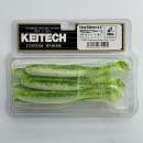 Keitech Easy Shiner 4.5" Chartreuse Pepper Shad - CT#30