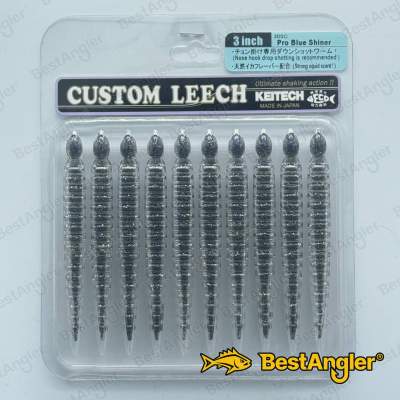 Keitech Custom Leech 3" Pro Blue Shiner - #305