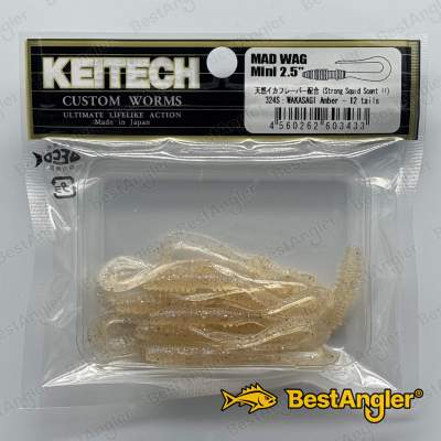 Keitech Mad Wag 2.5" Wakasagi - #324