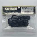 Keitech Mad Wag 3.5" Negro - #001