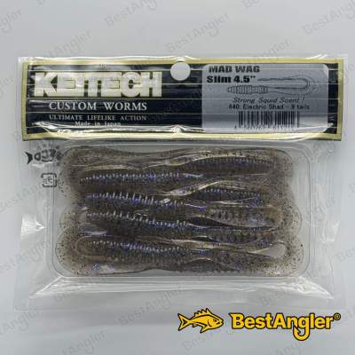 Keitech Mad Wag 4.5" Electric Shad - #440