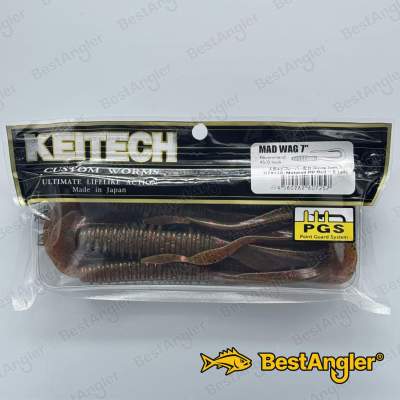 Keitech Mad Wag 7" Motoroil PP. Red