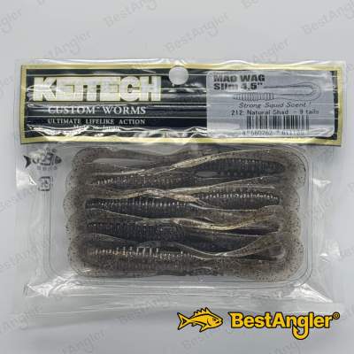 Keitech Mad Wag 4.5" Natural Shad - #212