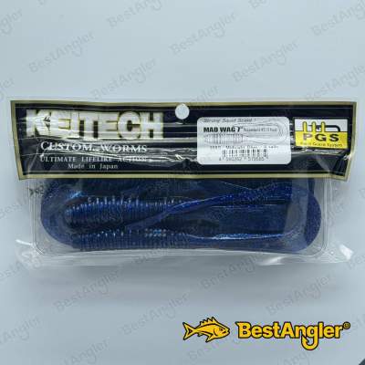 Keitech Mad Wag 7" Midnight Blue - #308