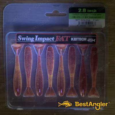 Keitech FAT Swing Impact 2.8" Delta Craw - #407 - UV