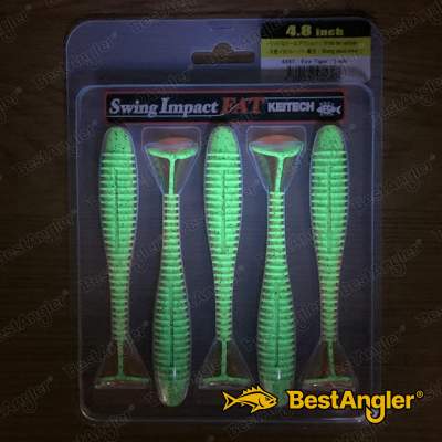 Keitech FAT Swing Impact 4.8" Fire Tiger - #449 - UV1