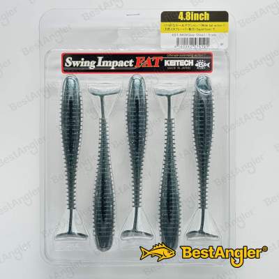 Keitech FAT Swing Impact 4.8" Hasu (Silver Shiner) - #431