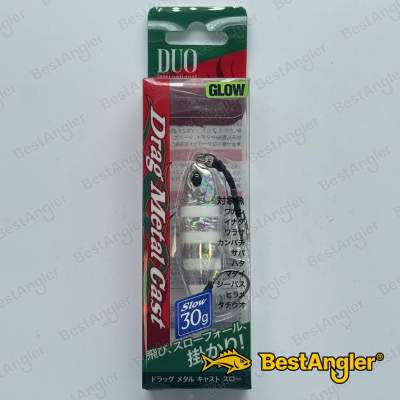 DUO Drag Metal Cast SLOW 30g Zebra Glow PDA0101