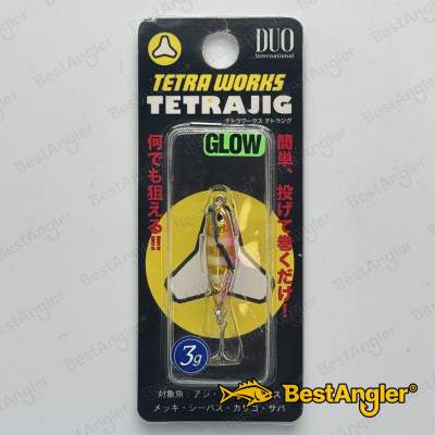 DUO Tetra Works Tetra Jig 3g Pink Gold Zebra Glow PJA0045