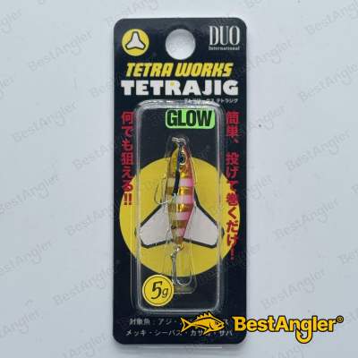 DUO Tetra Works Tetra Jig 5g Pink Gold Zebra Glow PJA0045