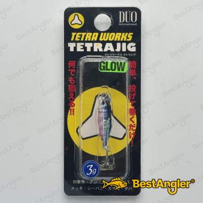 DUO Tetra Works Tetra Jig 3g Blue Pink Zebra Glow PHA0040